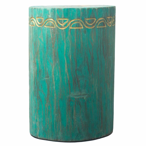[TTS-06] Taburete / Mesa Tribal - Albasia - Turquesa
