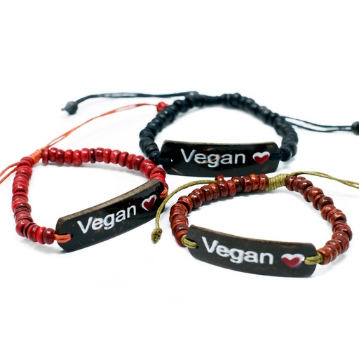 [CocoSG-01] Brazaletes de lema de coco - vegana
