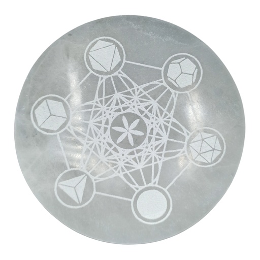 [SelCP-09] Placa de Carga Grande 18cm - Geometría Sagrada