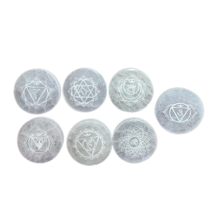 [SelCP-12] Chakra Juego de 7 placas de carga