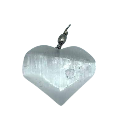 [SelPen-01] Colgante Corazón Selenita