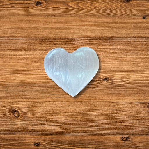 [SelW-16] Corazón de selenita - 3-4cm