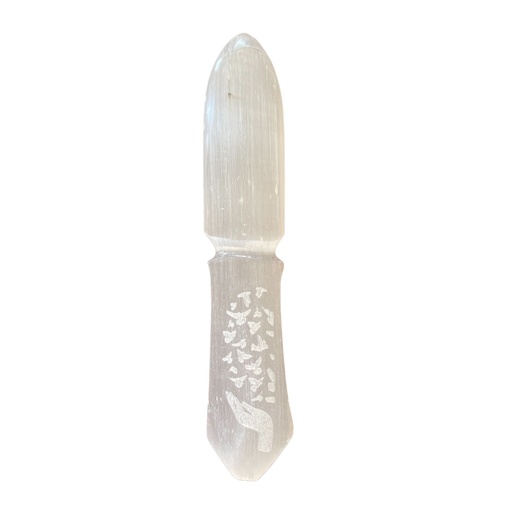 [SelK-02] Cuchillo ritual de selenita - Liberación de ataduras
