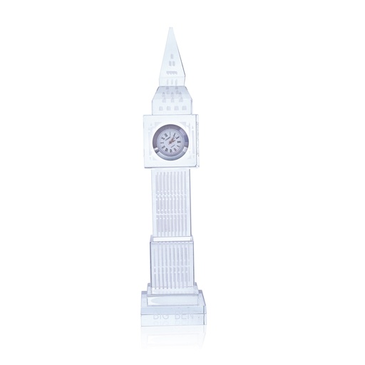 [Tcrystal-132] Reloj Big Ben - Claro