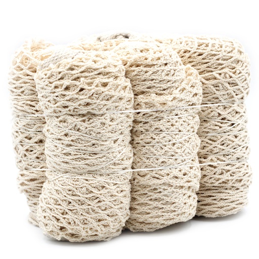 [MeshB-01] Bolsa de Malla de Algodón Puro - Natural