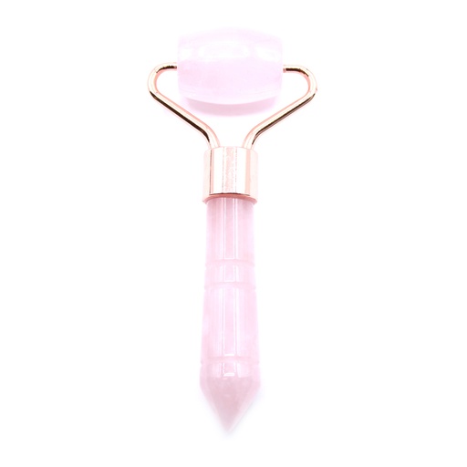 [GemFR-13] Mini Rodillo de Piedras Preciosas - Cuarzo rosa