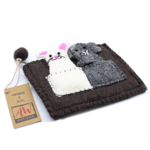 [FFPP-04] Bolsa con Marionetas de Dedo - Elefante y Raton