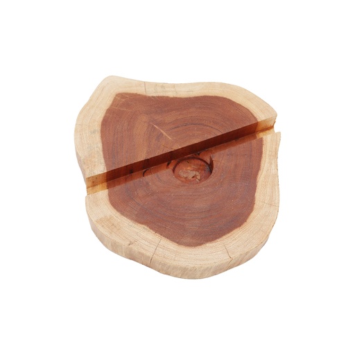 [NMH-01] Soporte para teléfono grande de madera Gamal - Natural