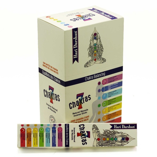 [TribalSi-13] Tribal Soul Incense Sticks - 7 Chakras con mensajes