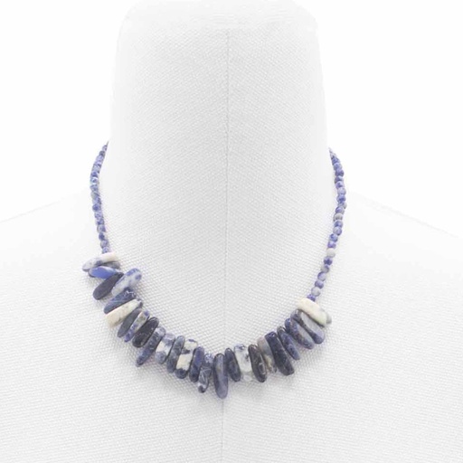 [LSNK-06] Collar de gemas Longstone - Sodalita