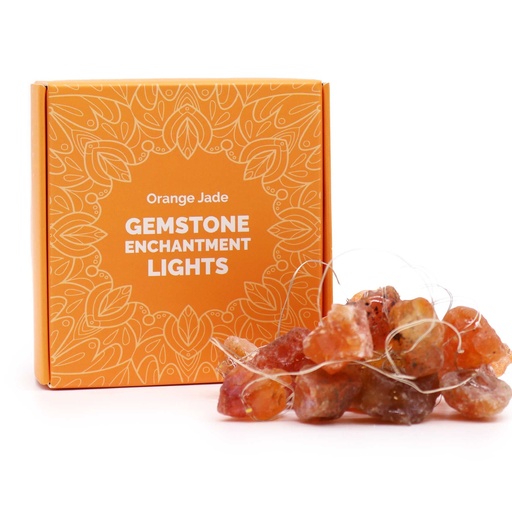 [GEL-09] Luces de Encanto de Piedra Preciosa - Jade Naranja