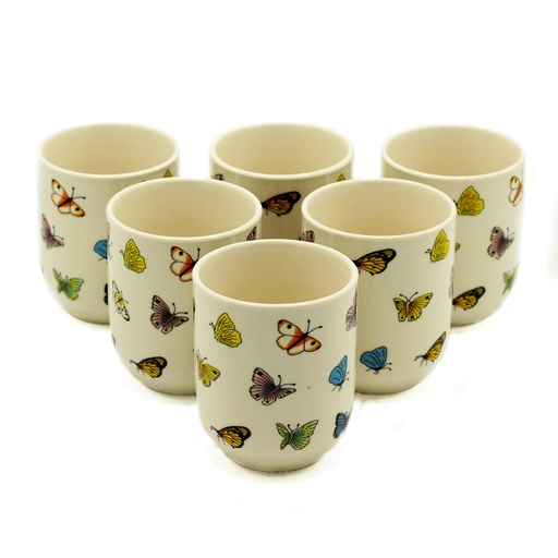 [TeaP-17] Tazas de te - Mariposa