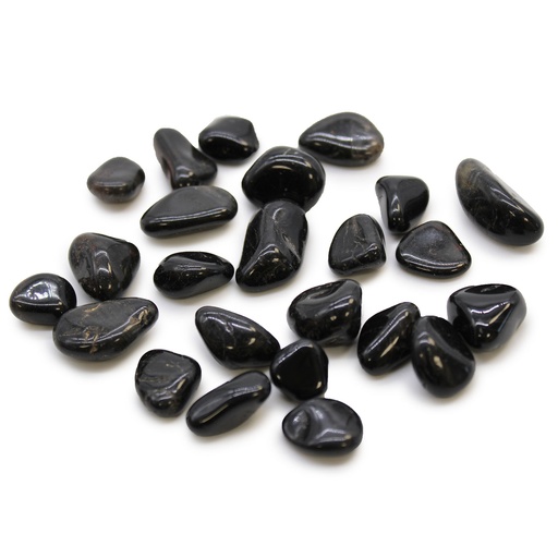 [ATumbleS-13] Pequeñas piedras africanas - Ónix negro