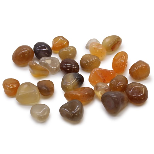 [ATumbleS-16] Pequeñas piedras africanas - Ágata cornalina - Mozambique