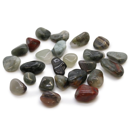 [ATumbleS-19] Pequeñas piedras africanas - Bloodstone - Sephtonite