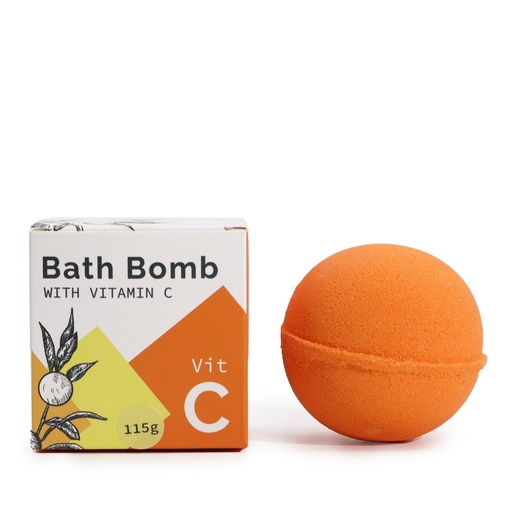 [Vitc-01] Bomba de Baño con Vitamina C y Aceites Esenciales