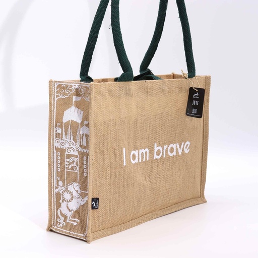 [HHJB-02] Bolsa Grande de Yute Hop Hare - Soy Valiente