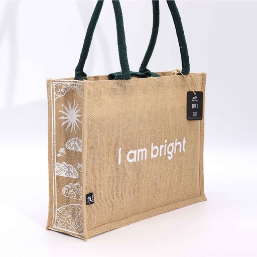 [HHJB-04] Bolsa Grande de Yute Hop Hare - Soy Brillante