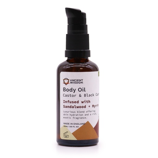 [OBO-05] Aceite Corporal Organico 50 ml- Sándalo y Mirra
