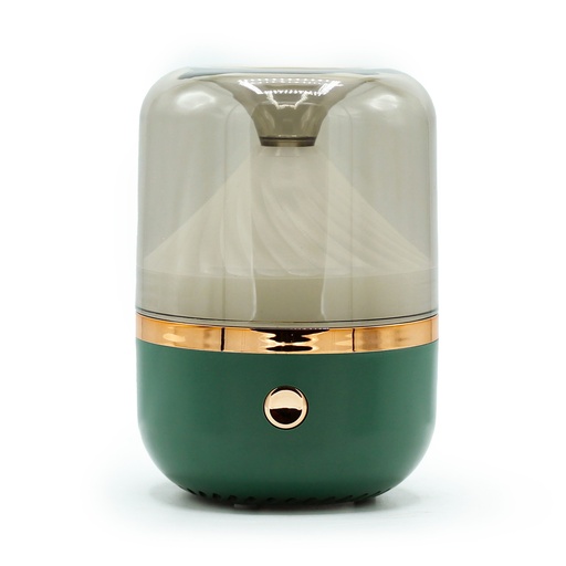 [AATOM-32] Difusor Aroma Verde y Bronce - USB - Cambio de color