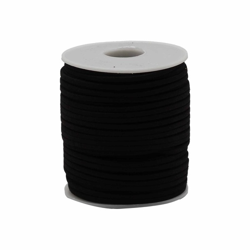 [PCord-20] Rollo de cordon para accesorios - 2.5mm x 45m - Negro A001