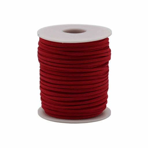 [PCord-24] Rollo de cordon para accesorios - 2.5mm x 45m - Rojo A056