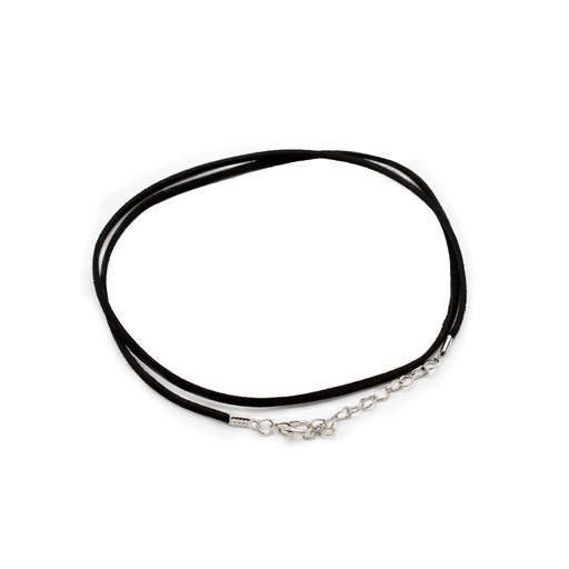 [PCord-25] Cordones para accesorios - 2.5mm x 55cm - Negro A001