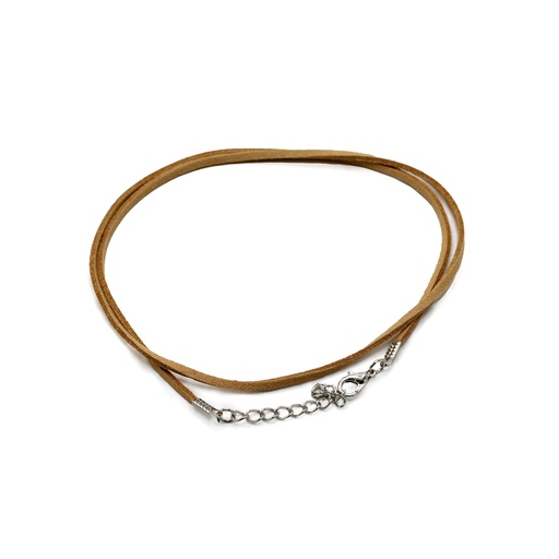 [PCord-27] Cordones para accesorios - 2.5mm x 55cm - Tan A120