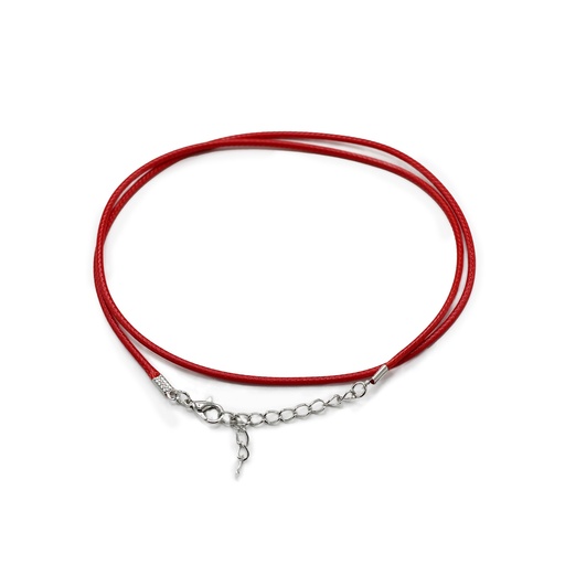 [PCord-35] Cordones para accesorios - 2mm x 55cm - Rojo 105