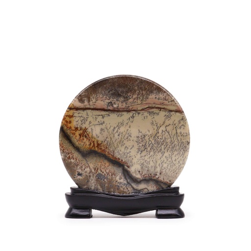 [PicSt-02] Piedras con imagenes de Guohua - Disco - 100 mm (aprox 140 g)