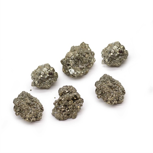[MinSP-24] Pirita Peruana - Primera calidad, tamaño mediano (200 g, aprox. 6 piezas de 35-50 mm)
