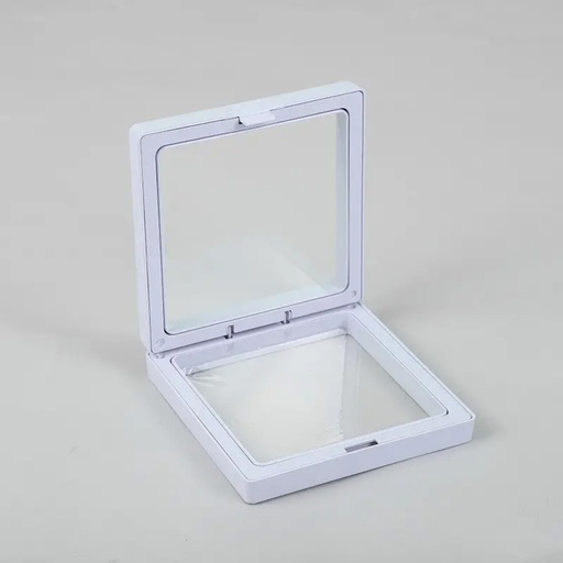 [FFD-07] Marco Flotante 3D Mediano 9x9cm - Blanco