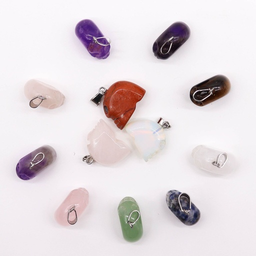 [GemPD-23] Colgantes Mini Calaveras - 20x15mm
