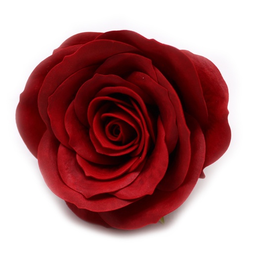 [CSFH-98] Flor de Jabón Artesanal - Grande Vintage Rose - Escarlata