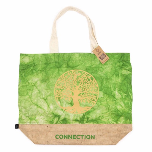 [ANB-01] Bolsa All Natural - Verde - Árbol de la Vida - Conexión