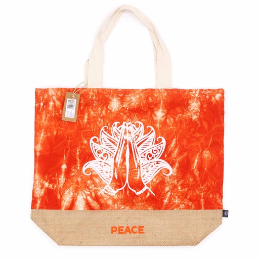 [ANB-02] Bolsa All Natural - Naranja  - Mano Namasté - Paz