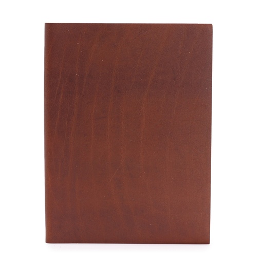 [LBN-45] Cuaderno de Notas Grande Marrón Oscuro - Páginas Rayadas