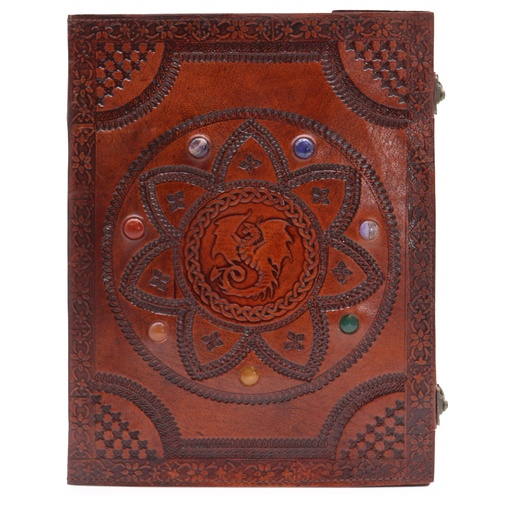 [LBN-49] Cuaderno de Tumbas Grande - Piedras Chakras Mandala del Dragón