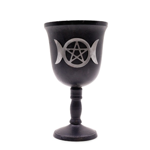 [CIC-16] Copa Ritual de Hierro - Triple Luna - 20x11cm