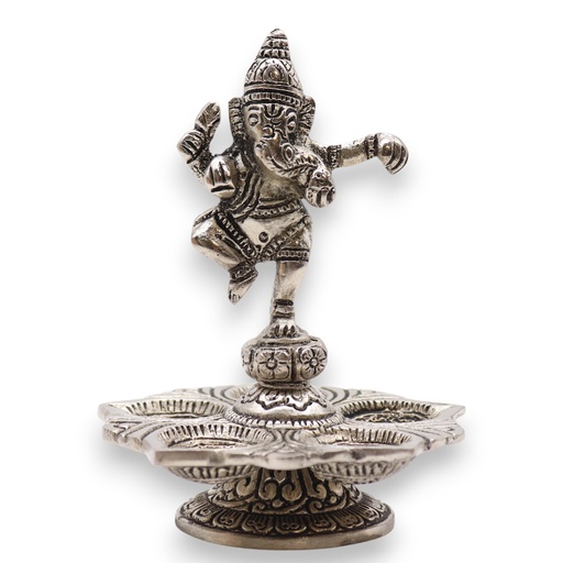 [PAIH-26] Porta-incienso Ganesha Danzante 14x10cm