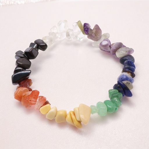 [AWCB-13] Pulsera Fragmentos de Piedras Preciosas - Chakra