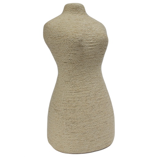 [NatJD-01] Expositor de Joyas Naturales - Maniquí de madera - Crema