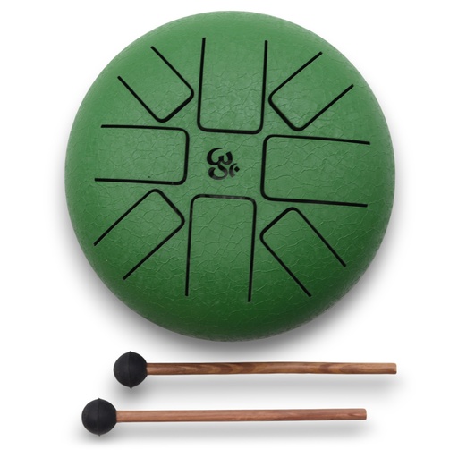 [Hapi-07] Tambor Hapi Om Verde - 16cm