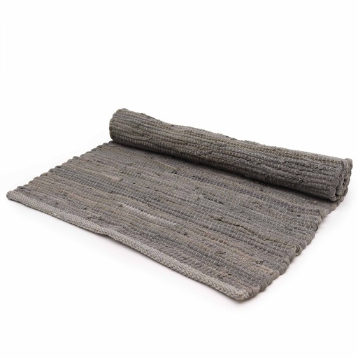 [HLRug-09] Alfombra India grande de algodón tejida a mano - 130x170cm - Chacoal
