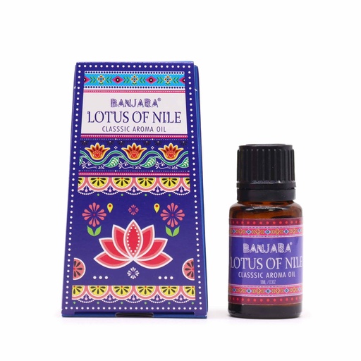 [BanjFO-05] Aceite con fragancia de la India Banjara 10ml - Loto del Nilo
