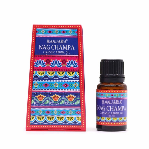 [BanjFO-07] Aceite con Fragancia de la India Banjara 10ml - Nag Champa