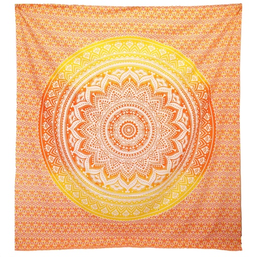 [PBWA-01] Tapiz Pared / Pareo - Mandala - Naranja