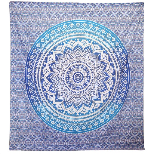 [PBWA-04] Tapiz  Pared / Pareo - Mandala - Azul