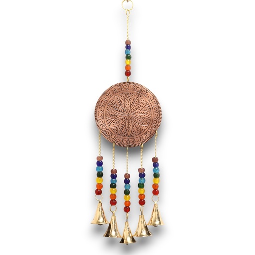 [INDBC-06] Campanas Indias - Arbol de la Vida Mediano - Chakra 5 Campanas - 10x36cm