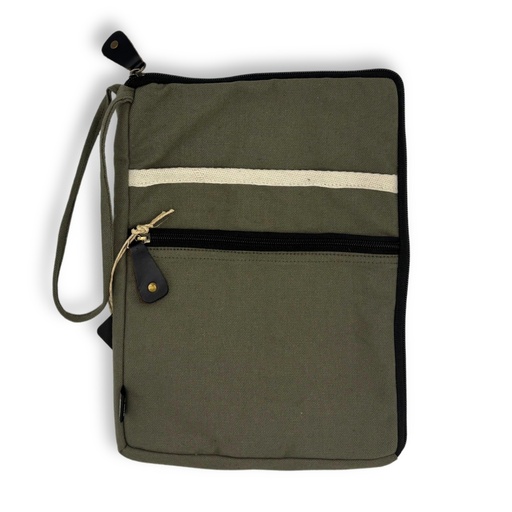 [LTB-06] Funda de Lona para Portátil Hope Hare - Oliva